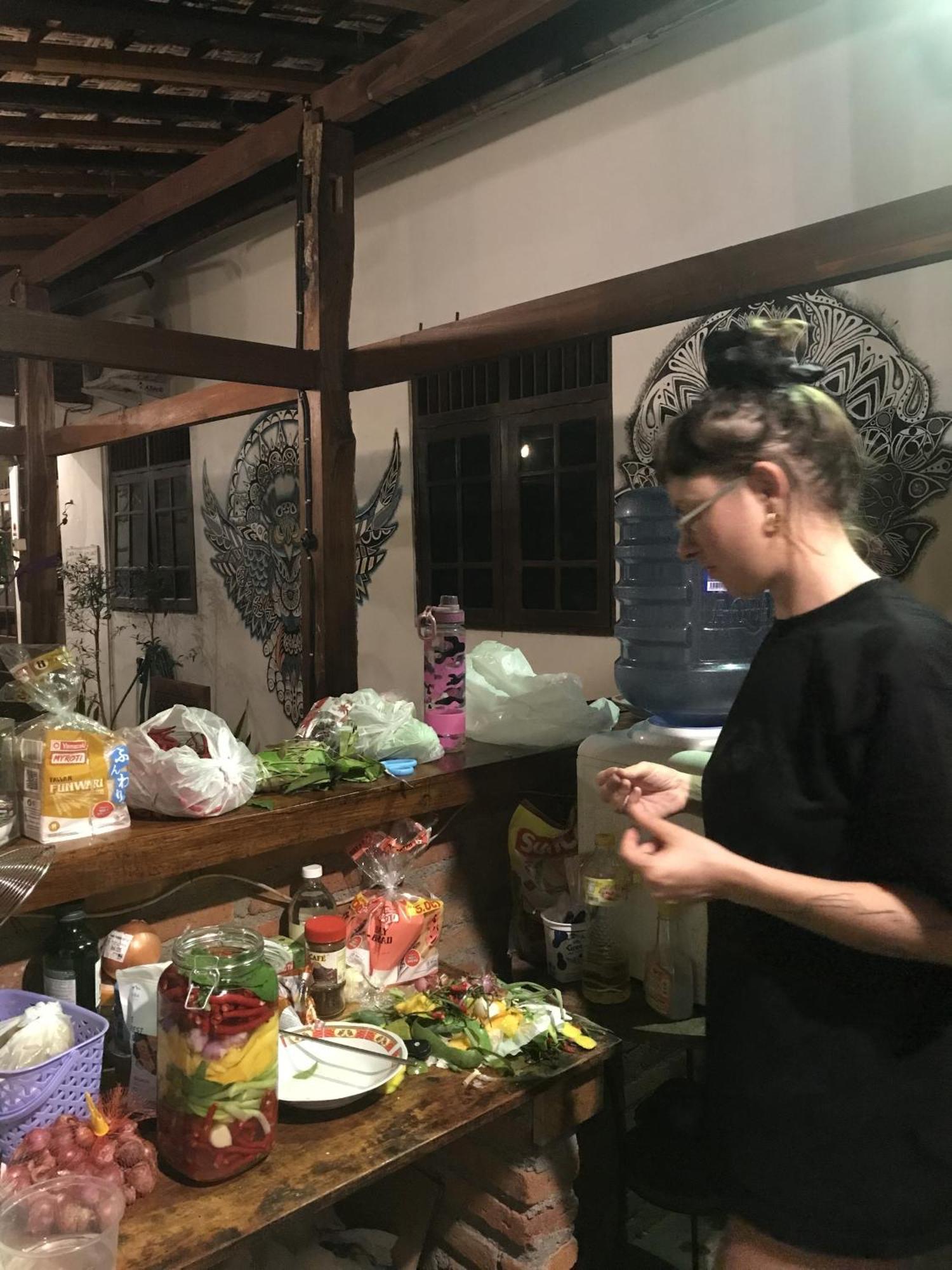 日惹 Wood Stone旅舍 外观 照片